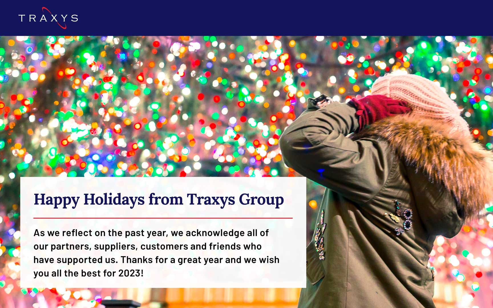 Happy Holidays from Traxys Group